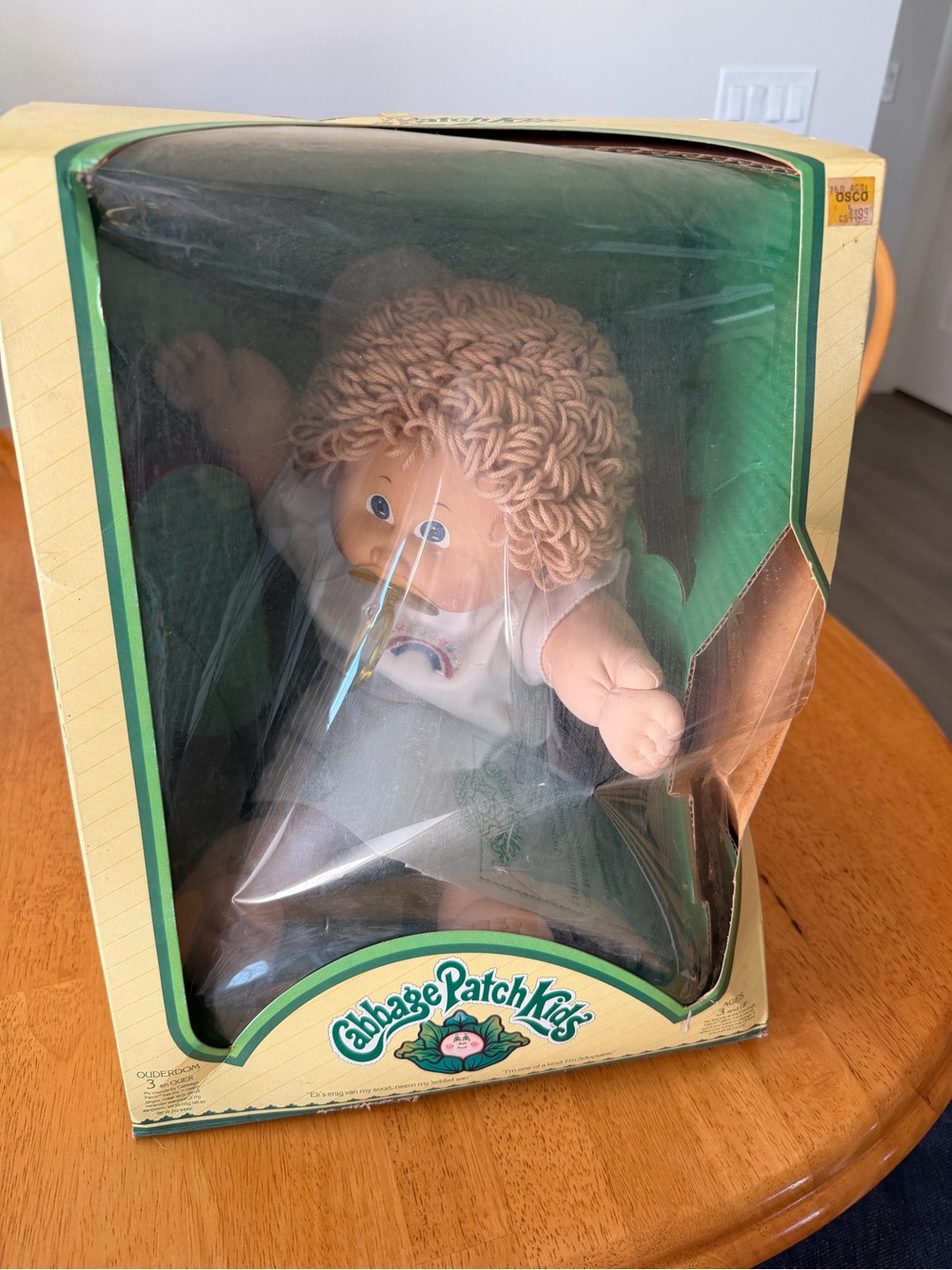 Vintage Cabbage Patch Kid doll Triang-Pedigree Cid Abel German w/Xavier